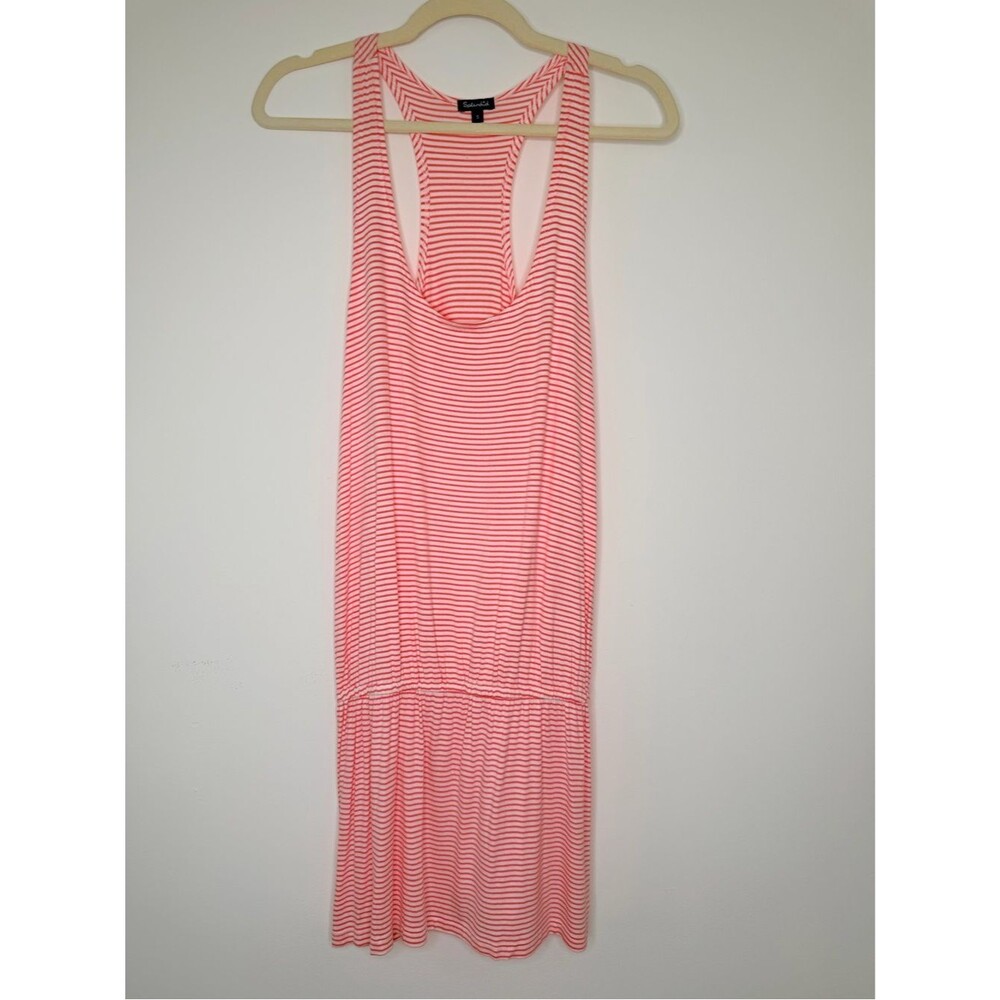 NWOT ✨ Splendid Pink/White Striped Racerback Mini Dress Size Small $158